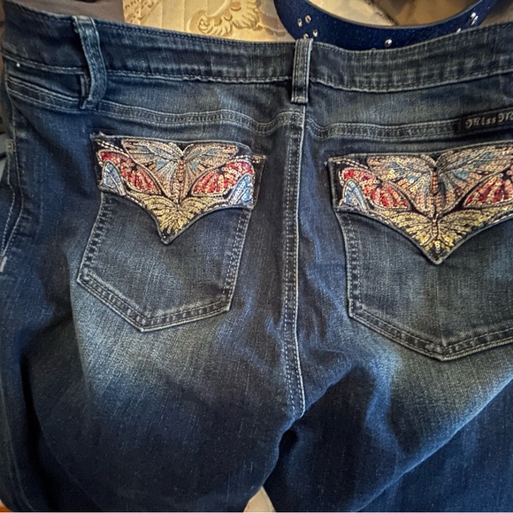 Miss Me Blue Skinny Jeans with Sleek Fit - Picture 3 of 7